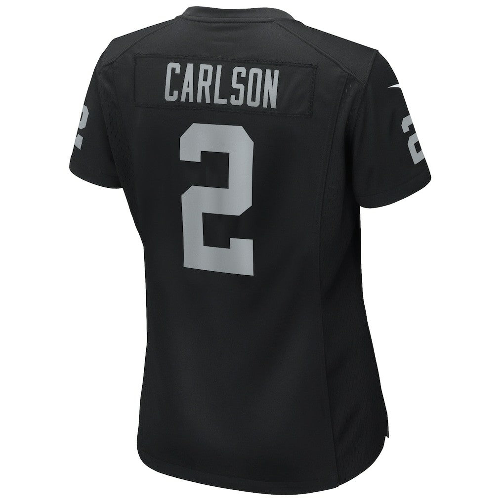 Daniel Carlson Las Vegas Raiders Women's Player Game Jersey Black - Nike