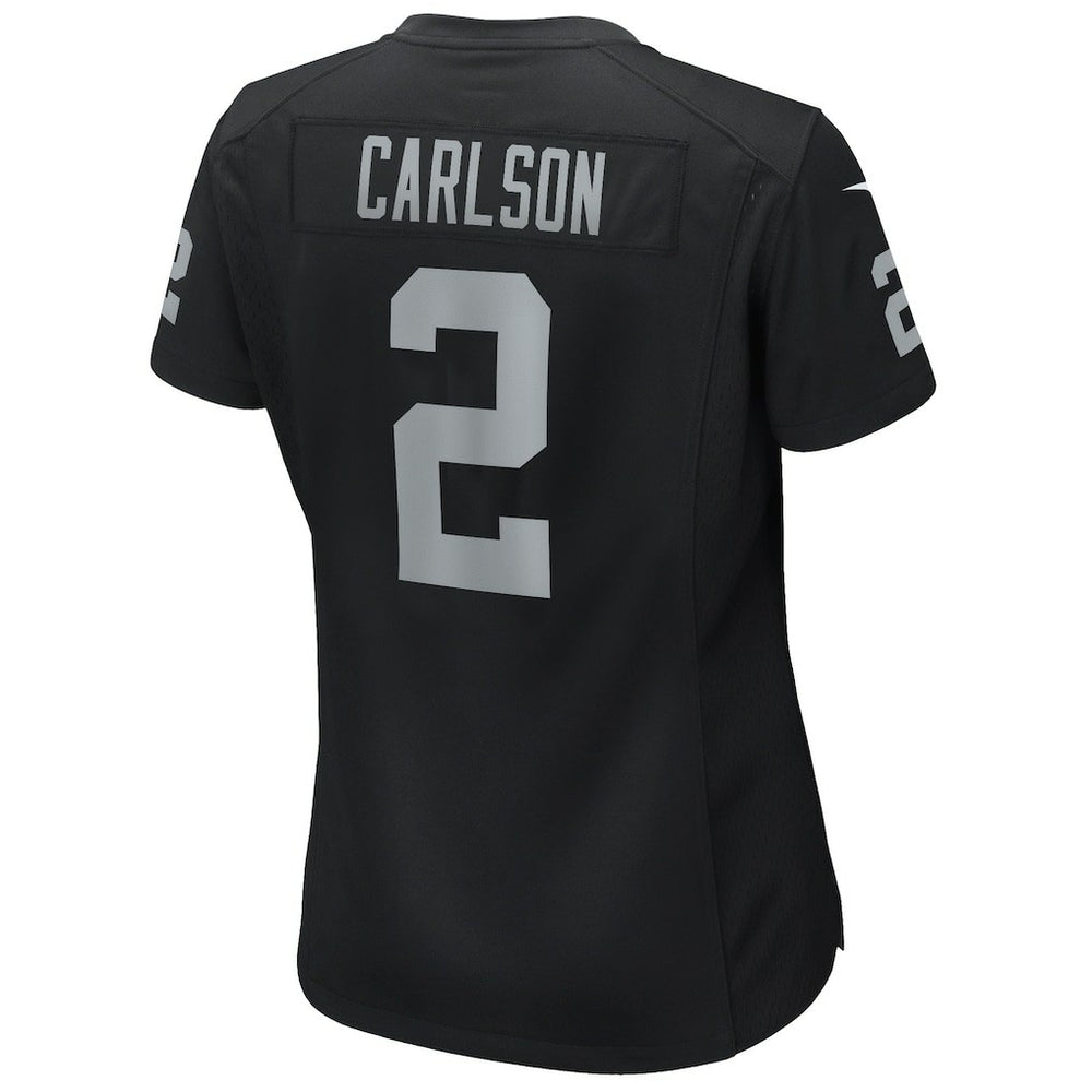 Daniel Carlson Las Vegas Raiders Women's Player Game Jersey Black - Nike