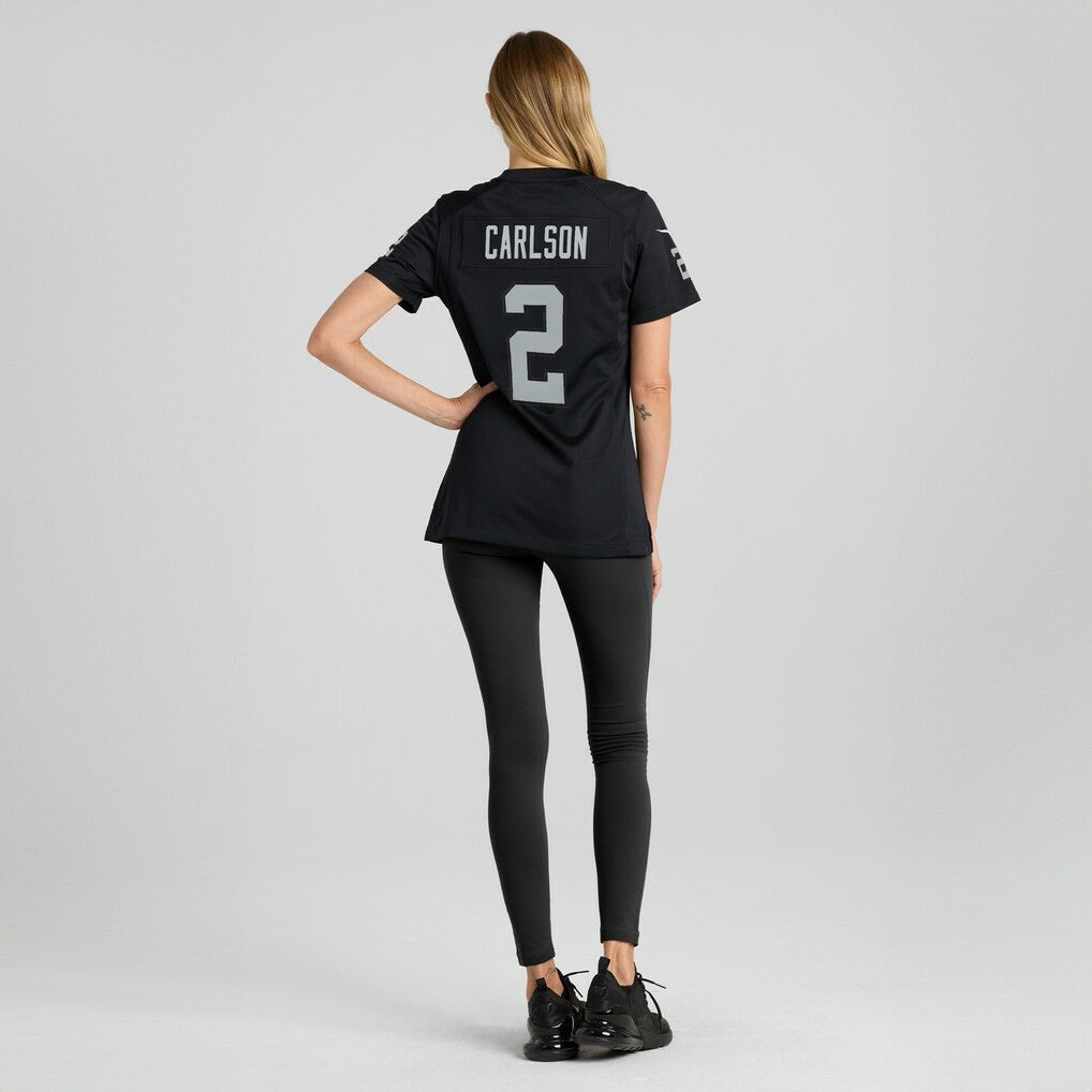 Daniel Carlson Las Vegas Raiders Women's Player Game Jersey Black - Nike