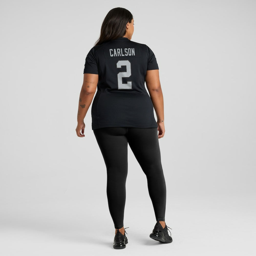 Daniel Carlson Las Vegas Raiders Women's Player Game Jersey Black - Nike