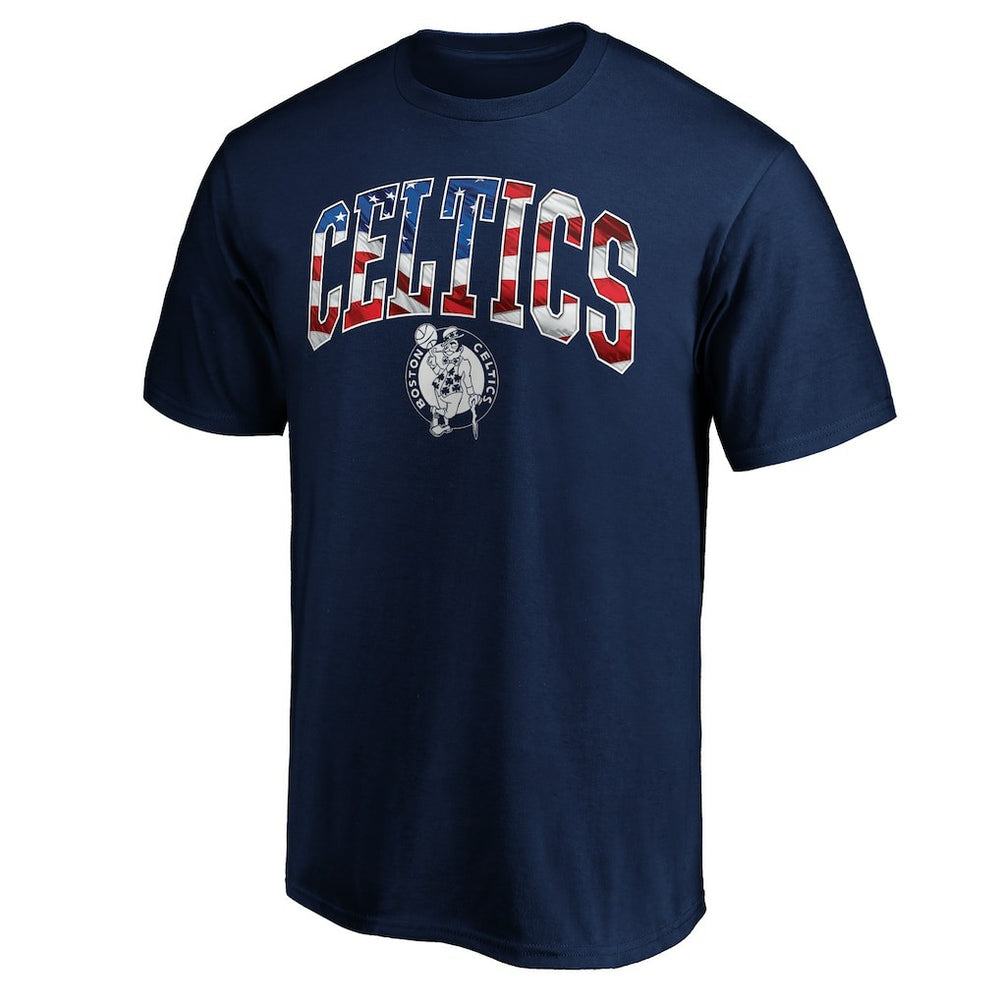 NBA - Boston Celtics Banner Wave T-Shirt - Navy