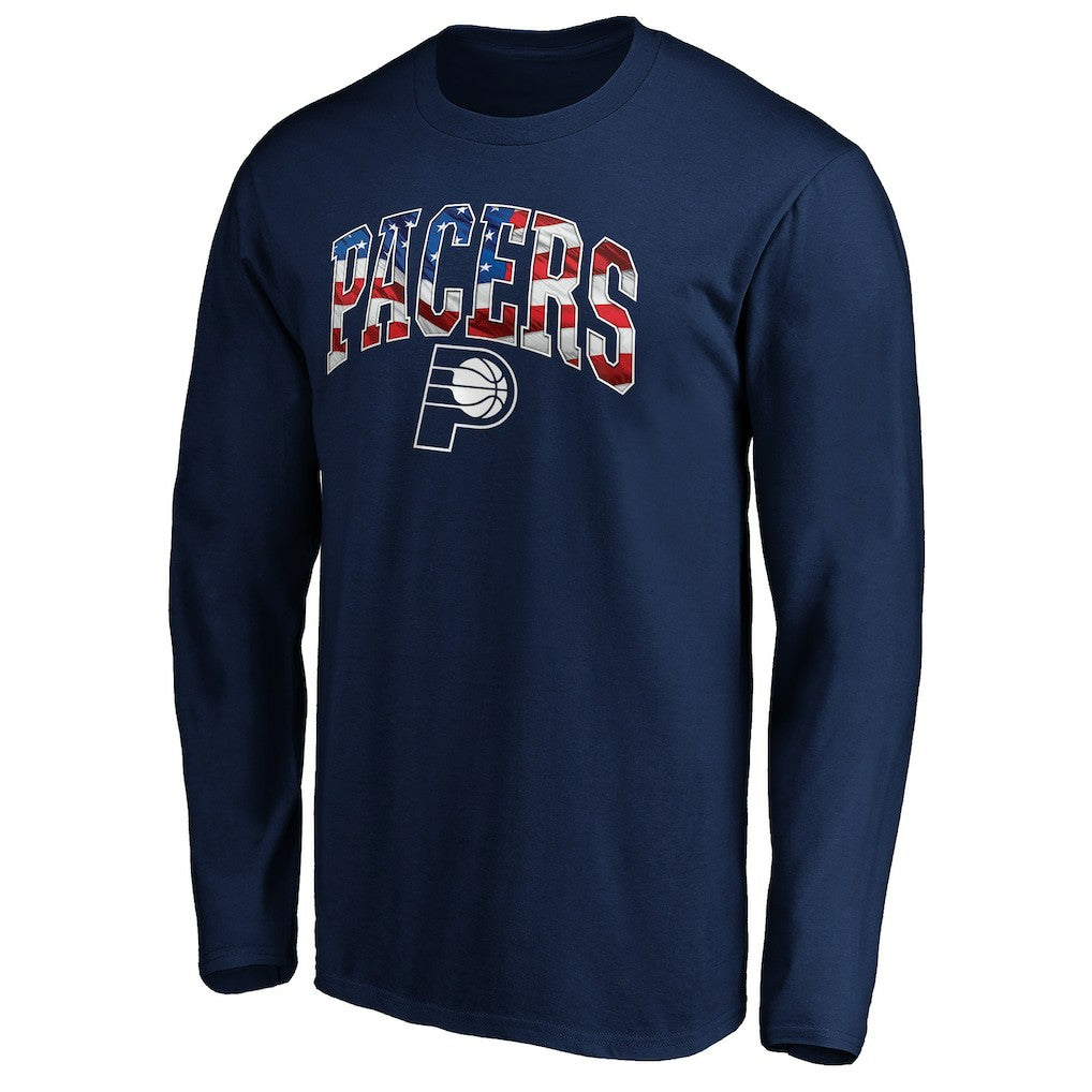 NBA - Indiana Pacers Banner Wave Long Sleeve T-Shirt - Navy