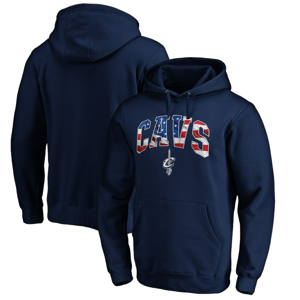 NBA - Cleveland Cavaliers Banner Wave Pullover Hoodie - Navy