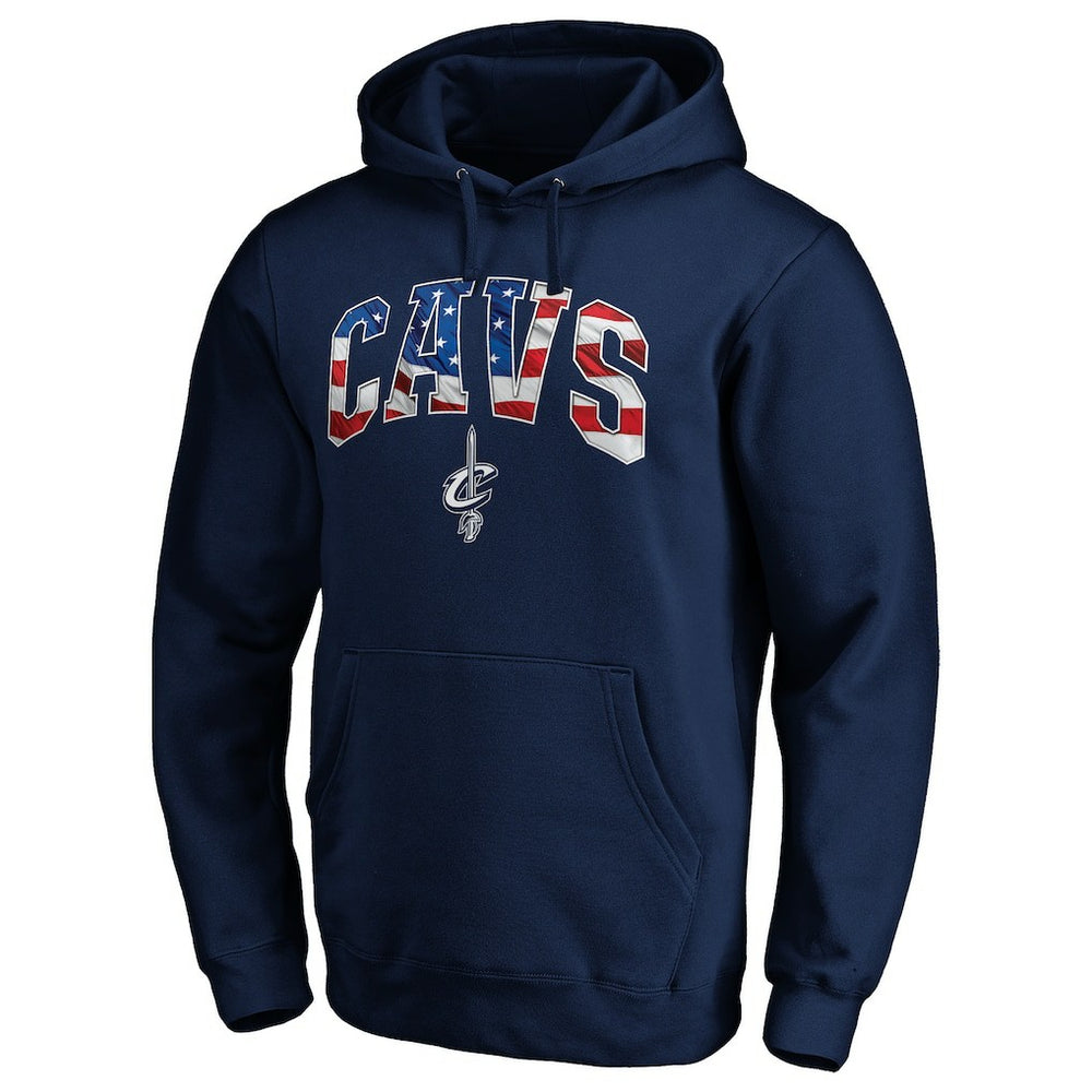 NBA - Cleveland Cavaliers Banner Wave Pullover Hoodie - Navy