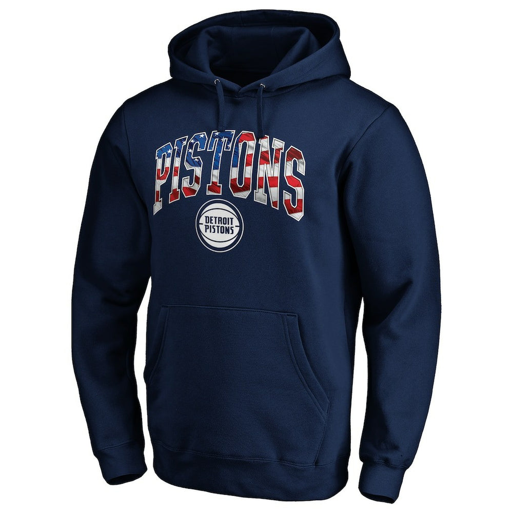NBA - Detroit Pistons Banner Wave Pullover Hoodie - Navy
