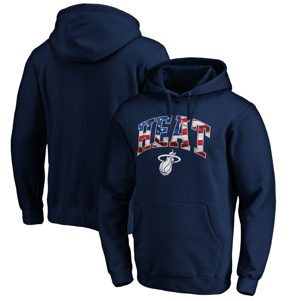 NBA - Miami Heat Banner Wave Pullover Hoodie - Navy