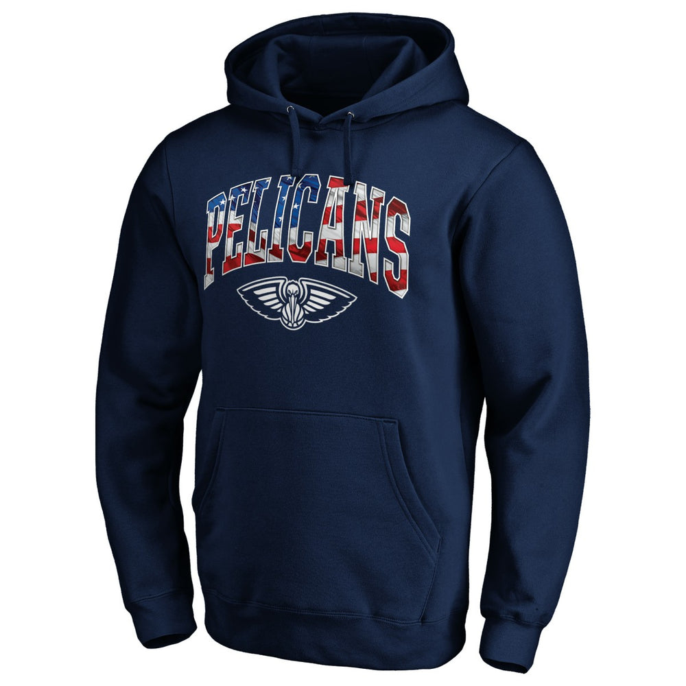 NBA - New Orleans Pelicans Banner Wave Pullover Hoodie - Navy