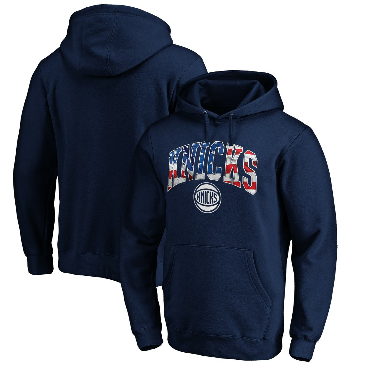 NBA - New York Knicks Banner Wave Pullover Hoodie - Navy