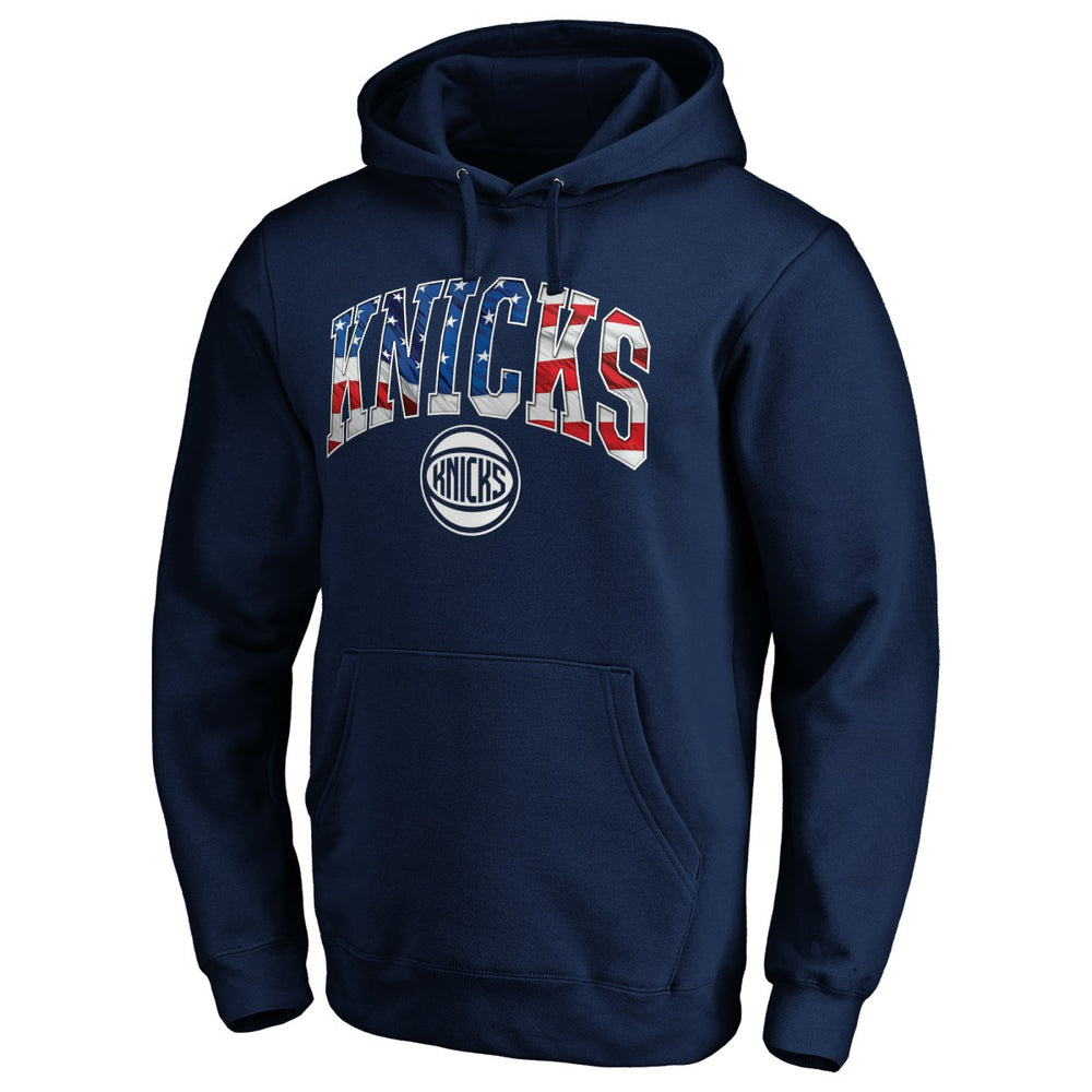 NBA - New York Knicks Banner Wave Pullover Hoodie - Navy