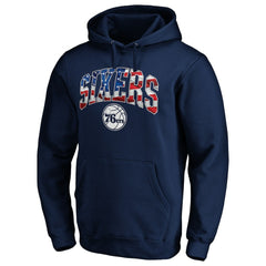 NBA - Philadelphia 76ers Banner Wave Pullover Hoodie - Navy