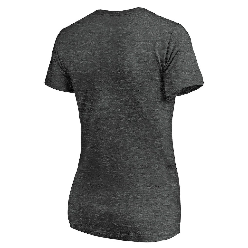 Indianapolis Colts Women's Secondary Logo V-Neck T-Shirt Heather Gray - NFL