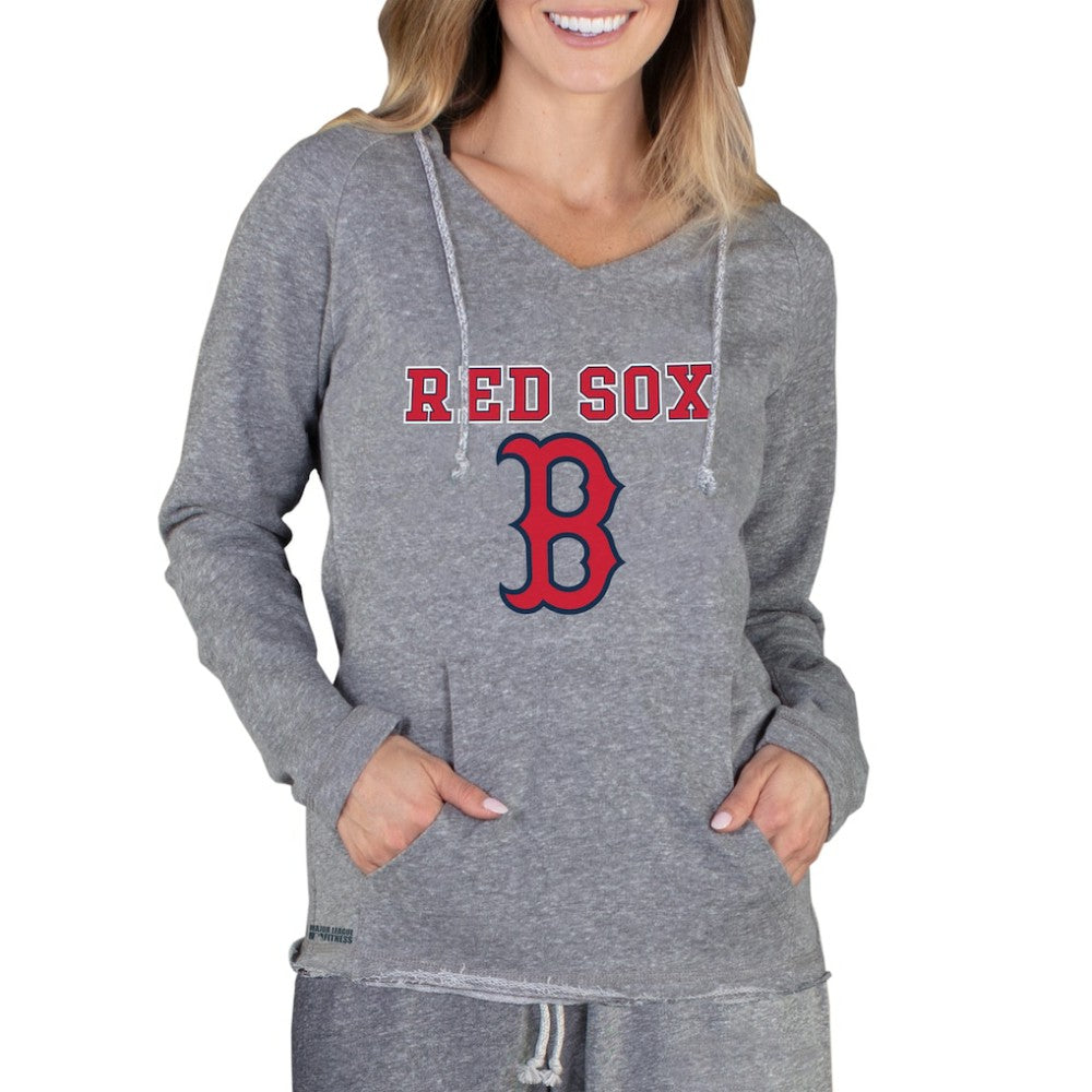Boston Red Sox Concepts Sport Women's Mainstream Terry Long Sleeve Hoodie Top Near Me