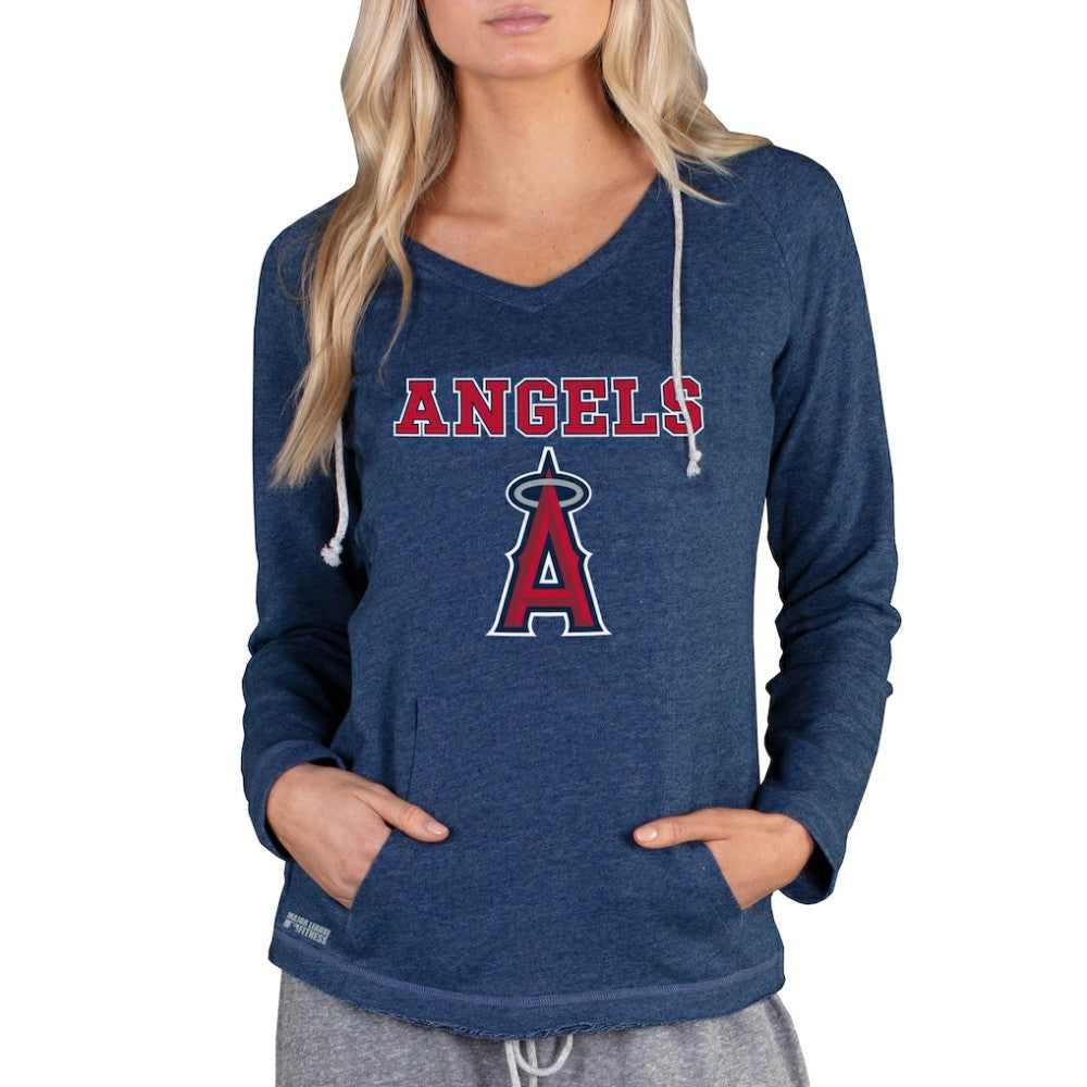 Los Angeles Angels Concepts Sport Women's Mainstream Terry Long Sleeve Hoodie Top discount