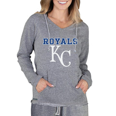 Kansas City Royals Concepts Sport Women's Mainstream Terry Long Sleeve Hoodie Top Lifestyle