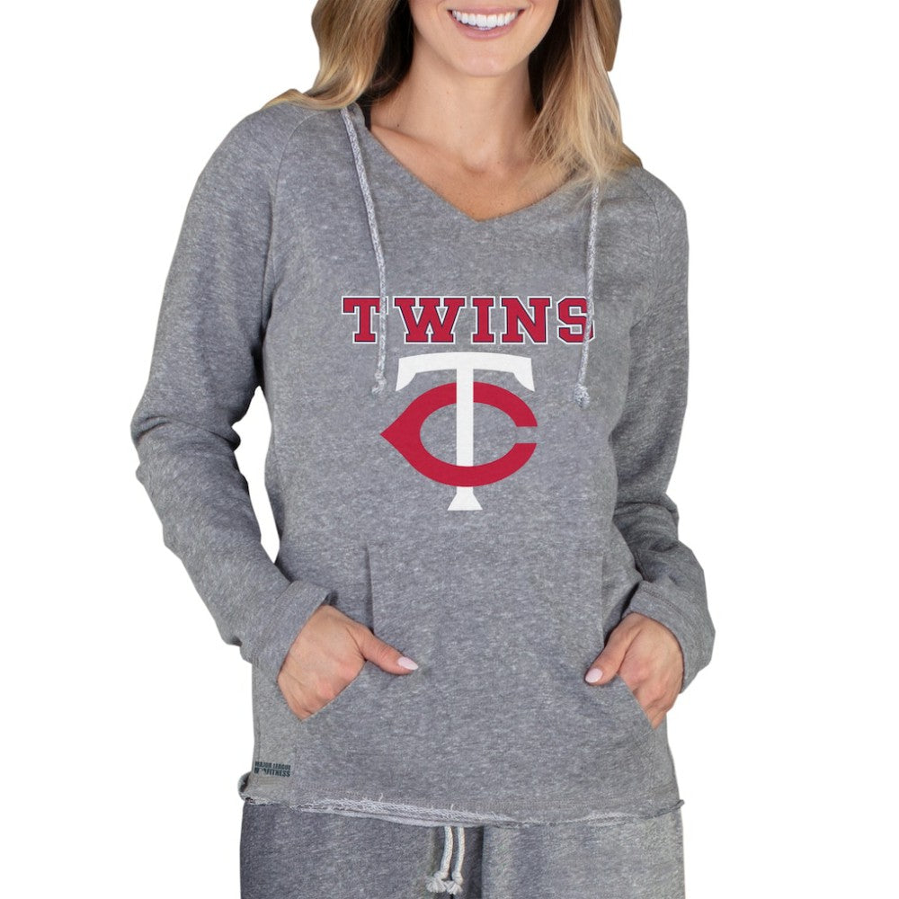 Minnesota Twins Concepts Sport Women's Mainstream Terry Long Sleeve Hoodie Top for sale