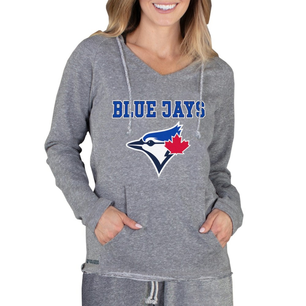 Toronto Blue Jays Concepts Sport Women's Mainstream Terry Long Sleeve Hoodie Top Online