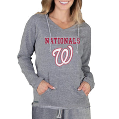 Washington Nationals Concepts Sport Women's Mainstream Terry Long Sleeve Hoodie Top Near Me