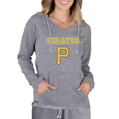 Pittsburgh Pirates Concepts Sport Women's Mainstream Terry Long Sleeve Hoodie Top On Sale