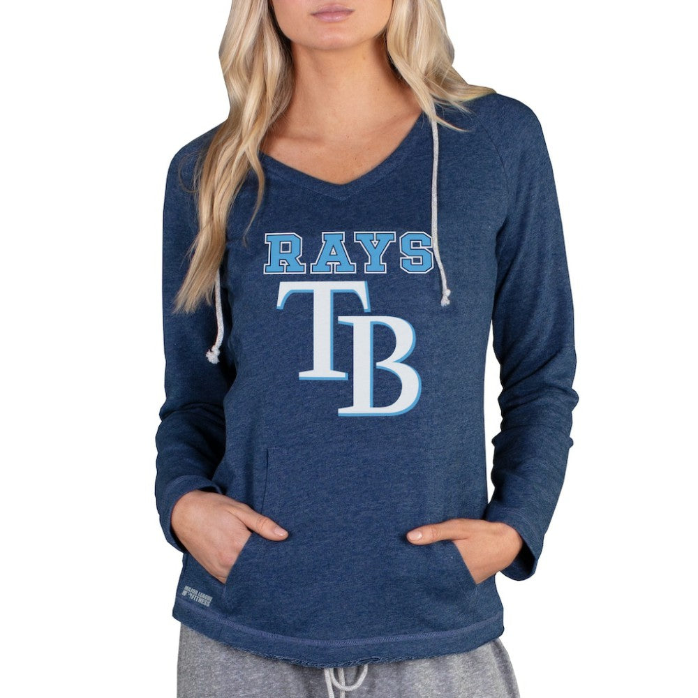 Tampa Bay Rays Concepts Sport Women's Mainstream Terry Long Sleeve Hoodie Top Sale