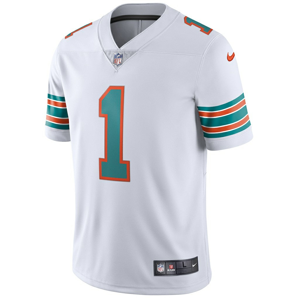 Tua Tagovailoa Miami Dolphins 2nd Alternate Vapor Limited Jersey White - Nike