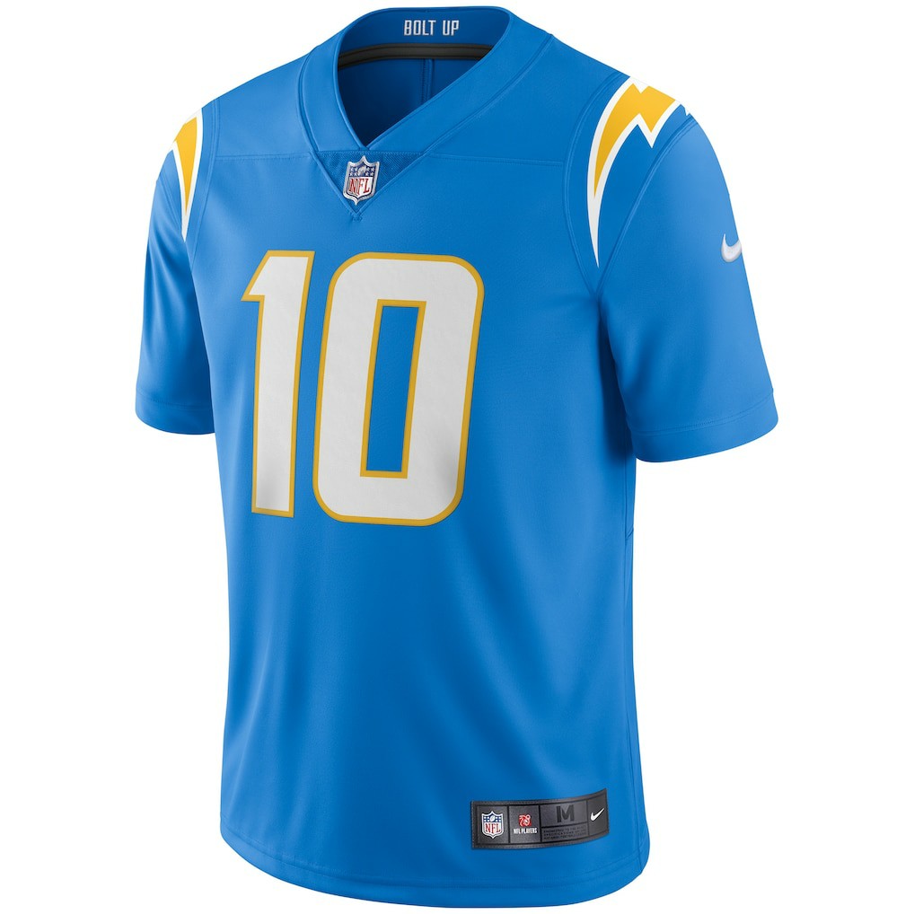 Justin Herbert Los Angeles Chargers Vapor Limited Jersey Powder Blue - Nike