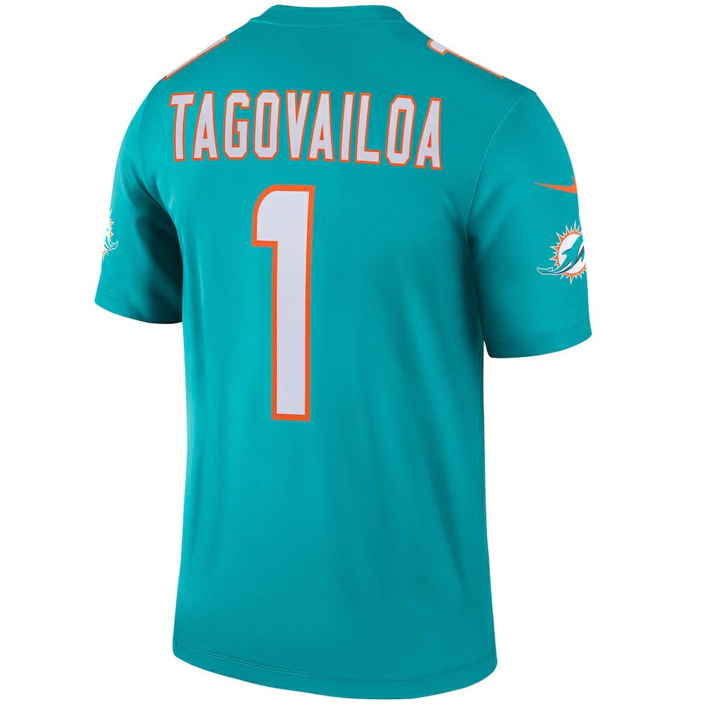Tua Tagovailoa Miami Dolphins Legend Player Performance Top Aqua - Nike