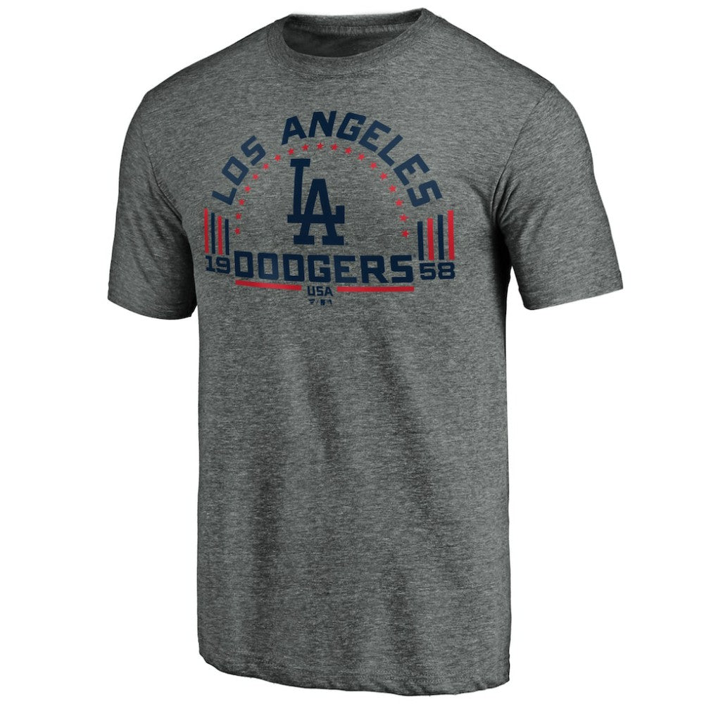 Los Angeles Dodgers Team Freedom Tri-Blend T-Shirt Sale