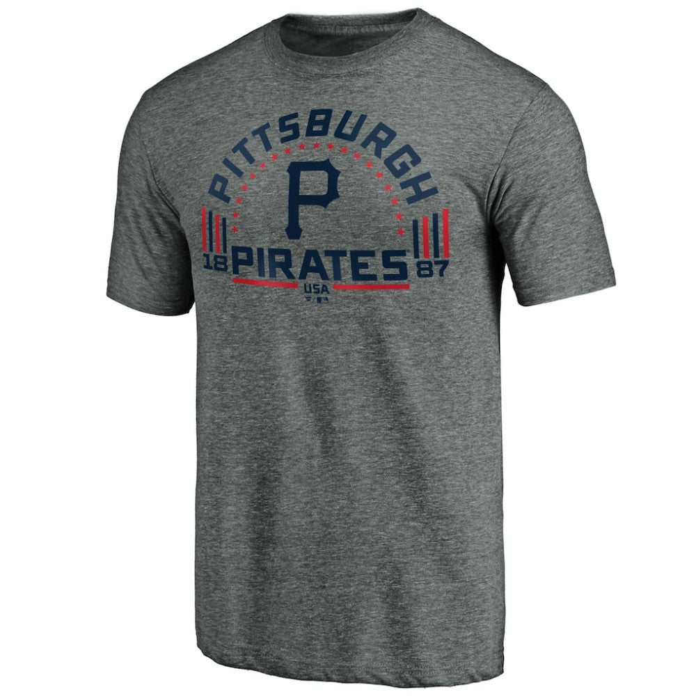 Pittsburgh Pirates Team Freedom Tri-Blend T-Shirt Lifestyle