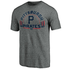Pittsburgh Pirates Team Freedom Tri-Blend T-Shirt Lifestyle
