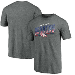 Denver Broncos Team Freedom Tri-Blend T-Shirt Gray - NFL