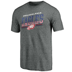 Philadelphia Eagles Team Freedom Tri-Blend T-Shirt Gray - NFL