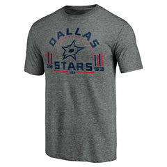 Dallas Stars - Team Freedom Tri-Blend T-Shirt Heathered Gray