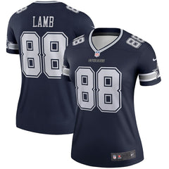 CeeDee Lamb Dallas Cowboys Women's Legend Player Performance Top Navy - Nike