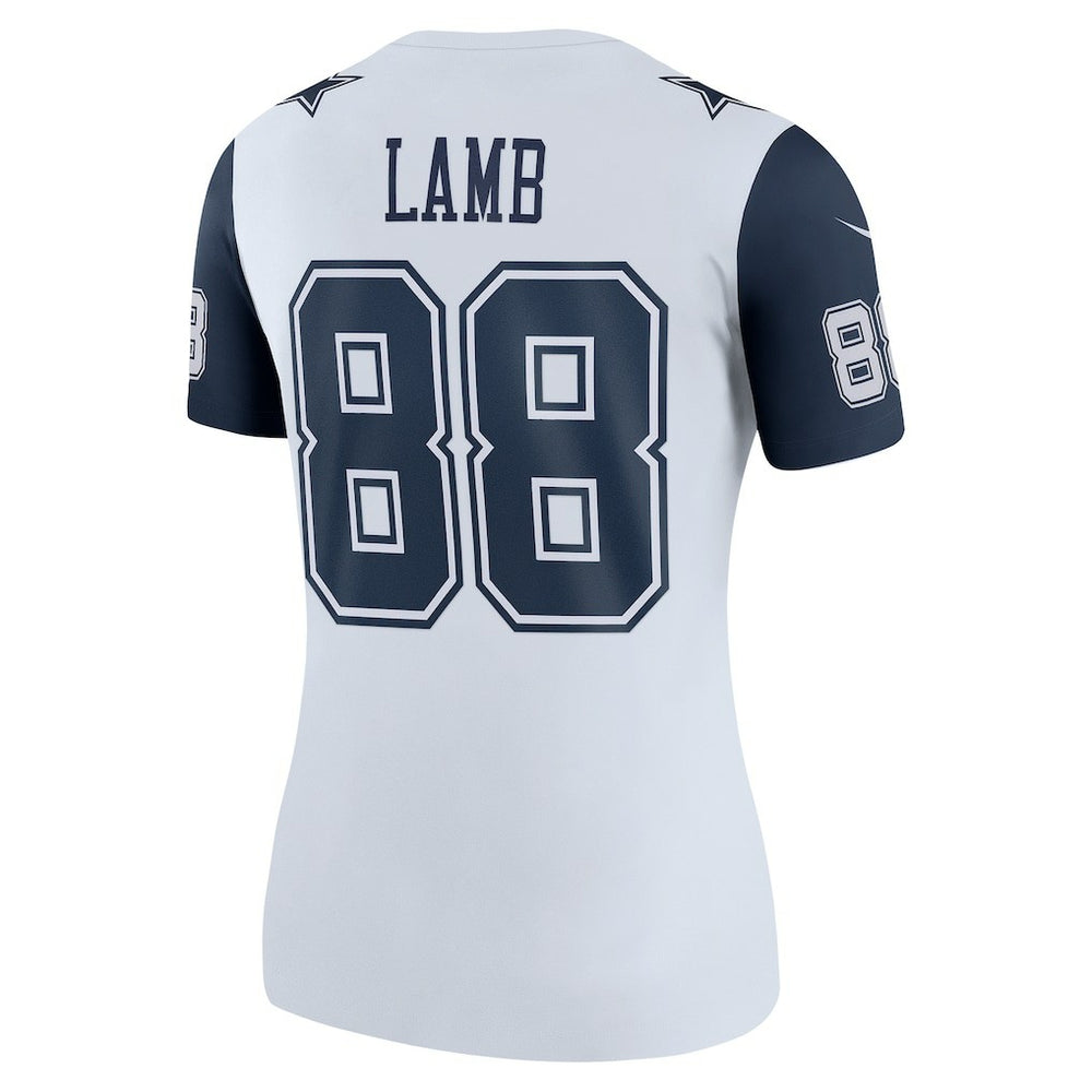CeeDee Lamb Dallas Cowboys Women's Legend Player Performance Top White - Nike
