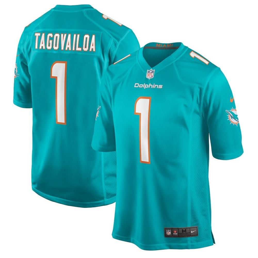Tua Tagovailoa Miami Dolphins Player Game Jersey Aqua - Nike