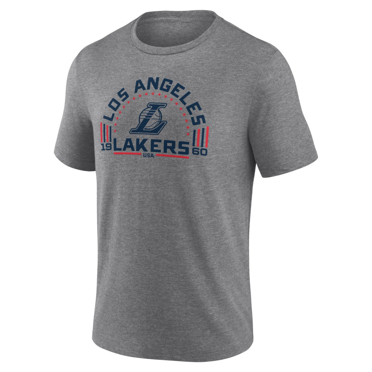 NBA - Los Angeles Lakers Team Freedom Tri-Blend T-Shirt - Gray