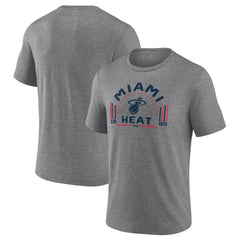 NBA - Miami Heat Team Freedom Tri-Blend T-Shirt - Gray