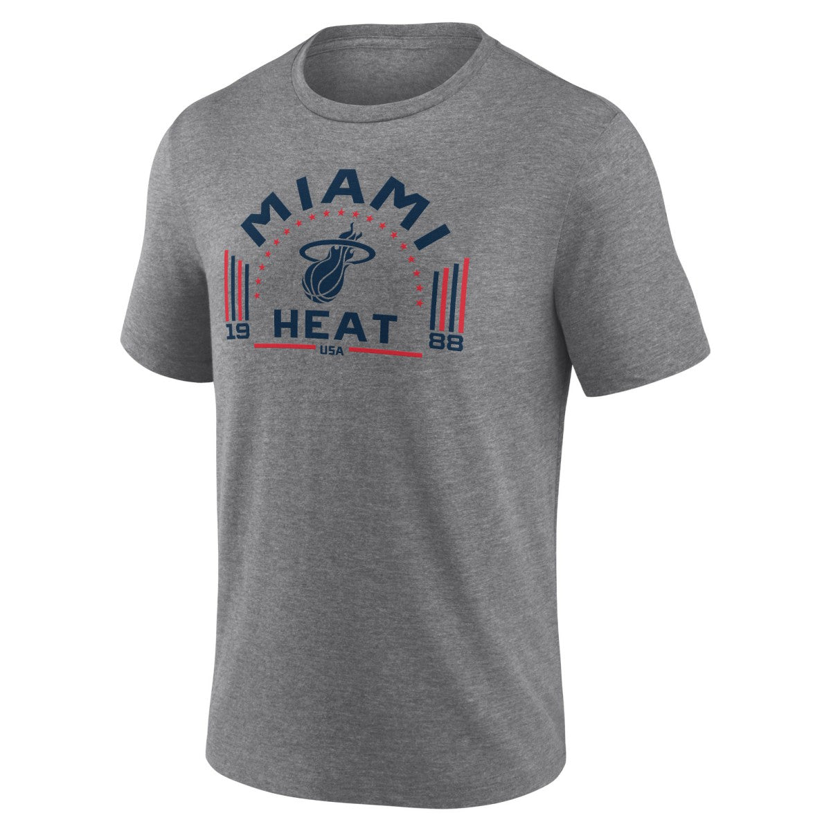 NBA - Miami Heat Team Freedom Tri-Blend T-Shirt - Gray
