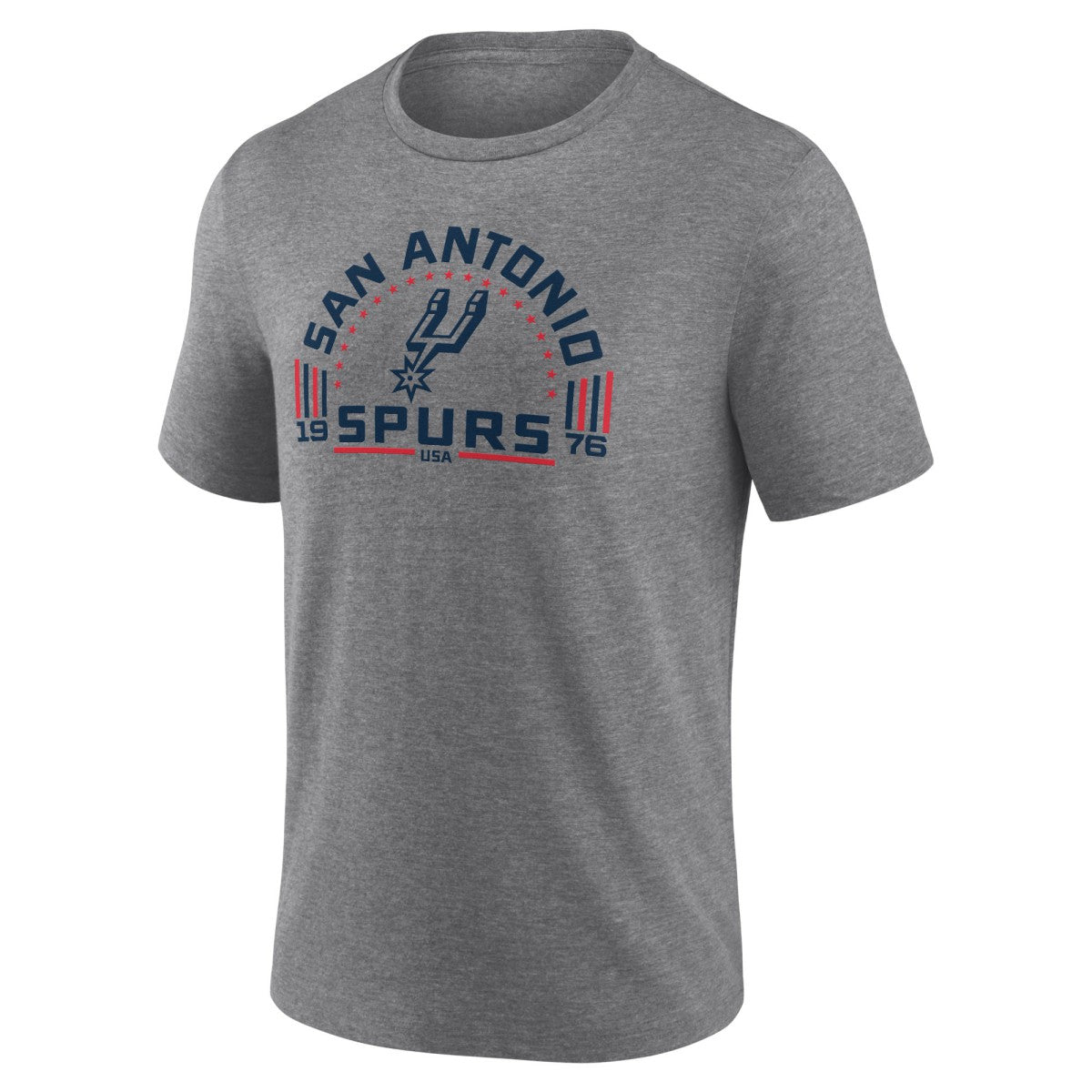 NBA - San Antonio Spurs Team Freedom Tri-Blend T-Shirt - Gray
