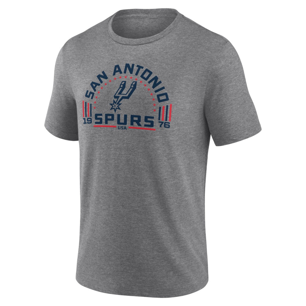 NBA - San Antonio Spurs Team Freedom Tri-Blend T-Shirt - Gray