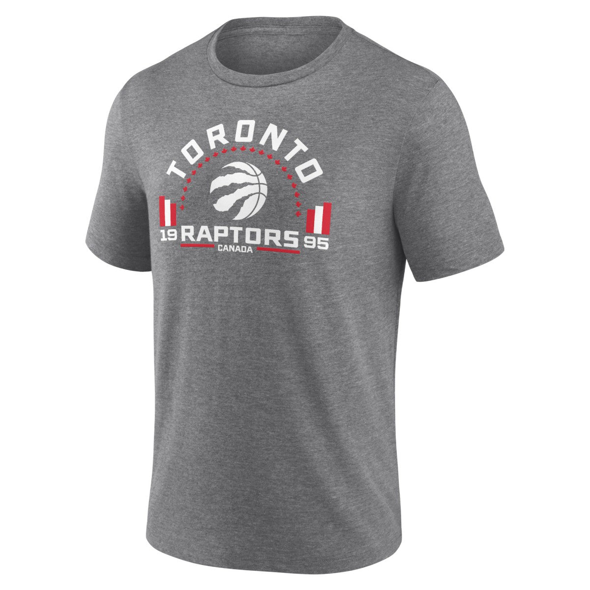 NBA - Toronto Raptors Team Freedom Tri-Blend T-Shirt - Gray