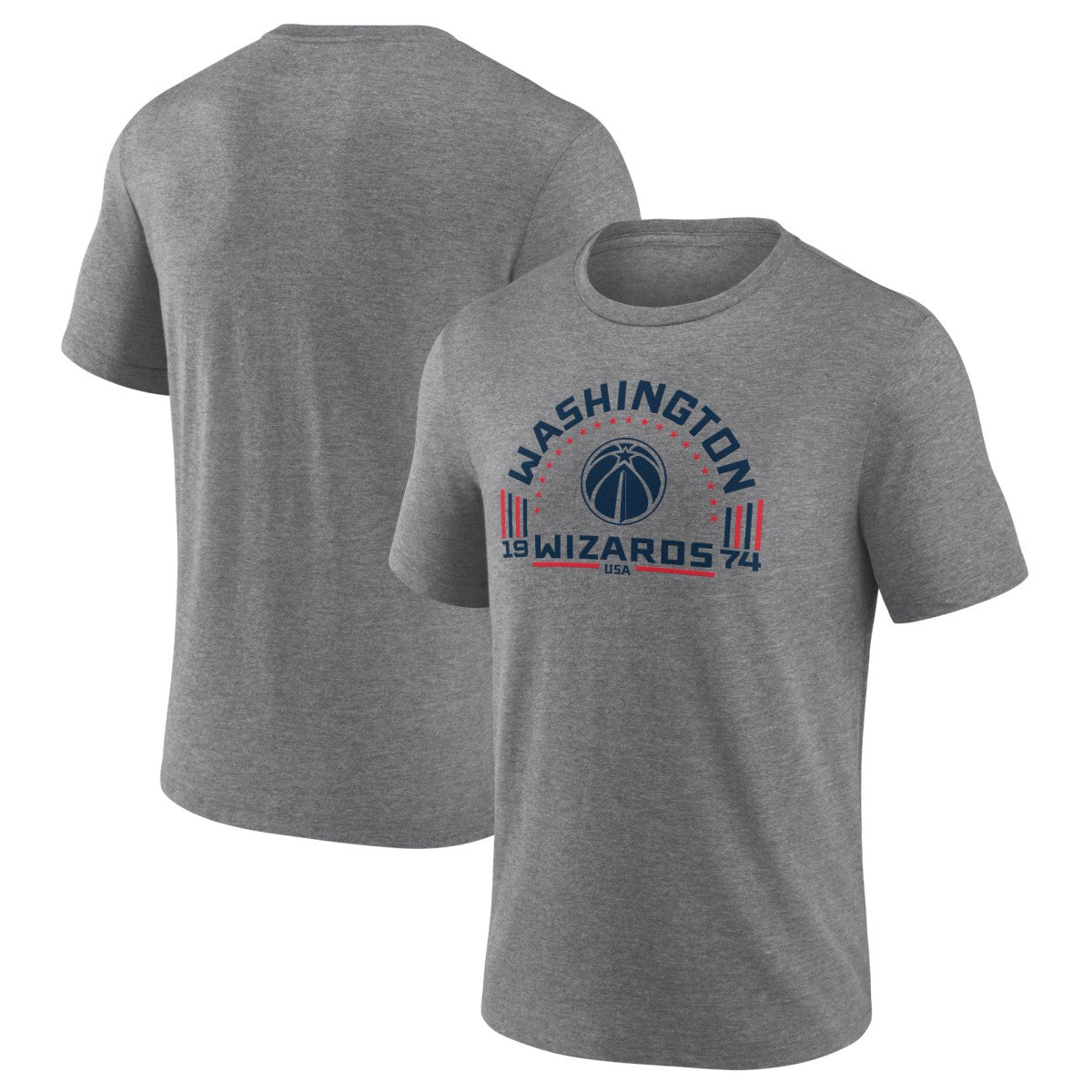 NBA - Washington Wizards Team Freedom Tri-Blend T-Shirt - Gray