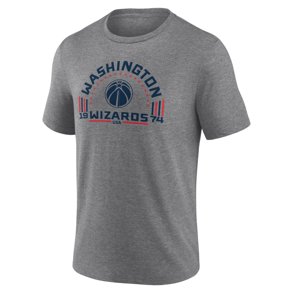 NBA - Washington Wizards Team Freedom Tri-Blend T-Shirt - Gray