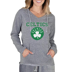 NBA - Boston Celtics Concepts Sport Women's Mainstream Terry Hooded Top - Gray