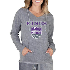 NBA - Sacramento Kings Concepts Sport Women's Mainstream Terry Hooded Top - Gray