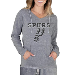 NBA - San Antonio Spurs Concepts Sport Women's Mainstream Terry Hooded Top - Gray