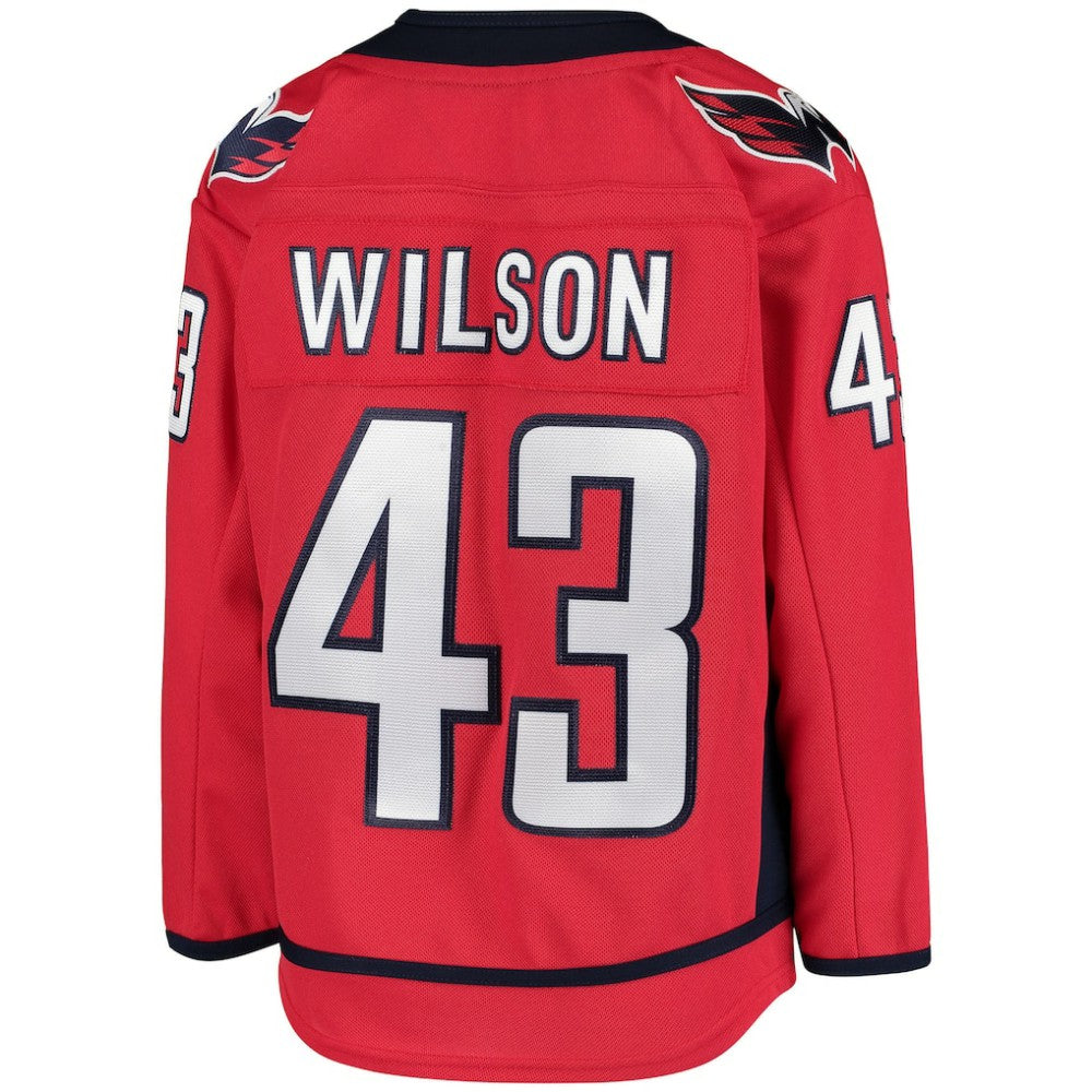 Tom Wilson Washington Capitals Youth Home Premier Player Jersey - Red | NHL Jerseys
