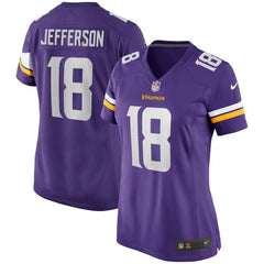 Justin Jefferson Minnesota Vikings Women's Game Jersey Purple - Nike