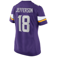 Justin Jefferson Minnesota Vikings Women's Game Jersey Purple - Nike