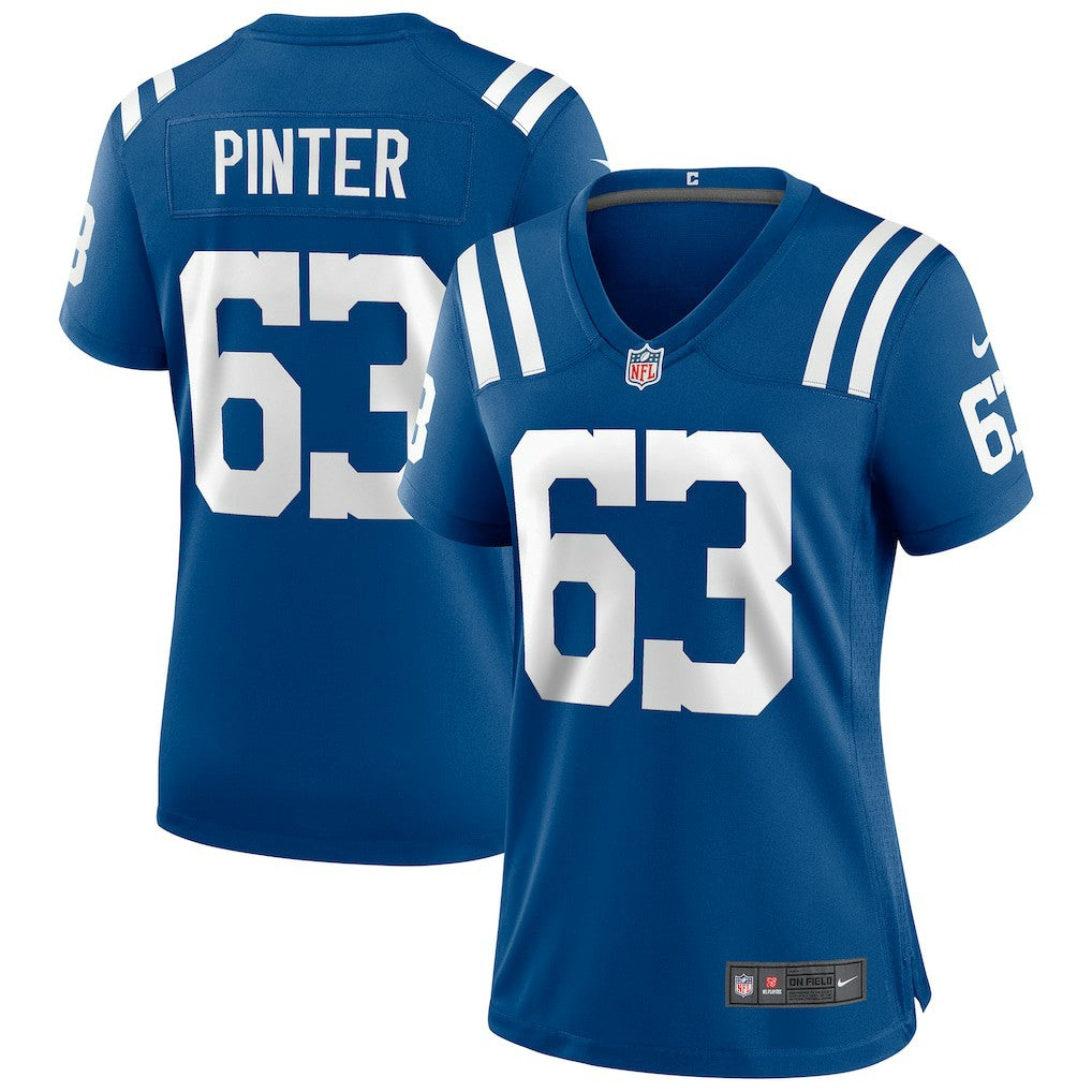 Danny Pinter Indianapolis Colts Women's Game Jersey Royal - Nike